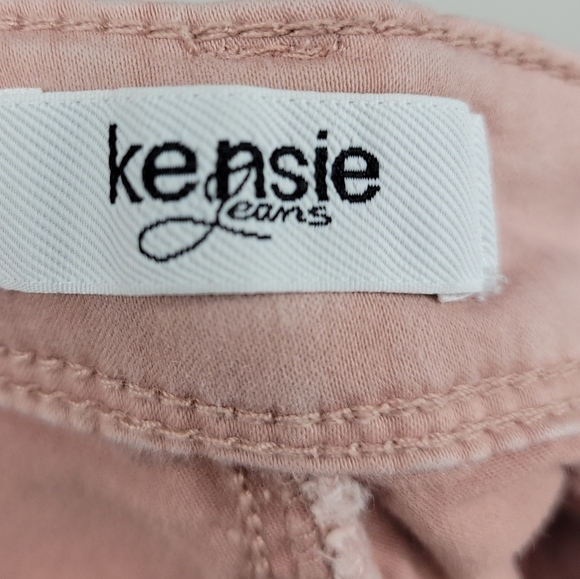 Kensie jeans Womens Effortless Ankle Mid Rise Pink Denim Size 8 - Picture 13 of 16